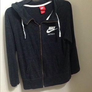Nike jacket, zipper and hoodie